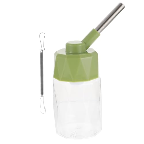 BELLIFFY Transparenter Wasserspender Für Hamster Kleintiertränke Aus Kunststoff Praktische Wasserflasche Für Käfige von BELLIFFY