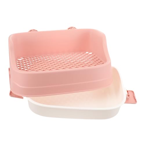BELLIFFY Kasten Haustier Töpfchen Kaninchentoilette Kleintierstreu Kaninchen-Töpfchentrainer Hamster klo kaninchenklo Haustiertoilette im Haushalt Töpfchen für Meerschweinchen Plastik Rosa BELLIFFY Kasten Haustier Töpfchen Kaninchentoilette Kleintierstreu Kaninchen-Töpfchentrainer Hamster klo kaninchenklo Haustiertoilette im Haushalt Töpfchen für Meerschweinchen Plastik Rosa von BELLIFFY