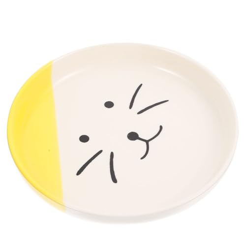 BELLIFFY Innen Keramik Katze Schüssel Breiter Rand für Kätzchen Fütterung Wiederverwendbare Pet Dish Katze Lebensmittel Platte BELLIFFY Innen Keramik Katze Schüssel Breiter Rand für Kätzchen Fütterung Wiederverwendbare Pet Dish Katze Lebensmittel Platte von BELLIFFY