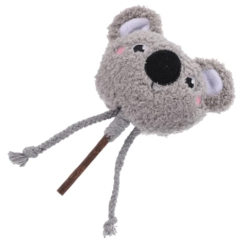 BELLIFFY Katzen mit Plüsch Katzenangel mit Cartoon Tierkopf Interaktives für Kitten Bindung für Indoor Katzen BELLIFFY Katzen mit Plüsch Katzenangel mit Cartoon Tierkopf Interaktives für Kitten Bindung für Indoor Katzen von BELLIFFY