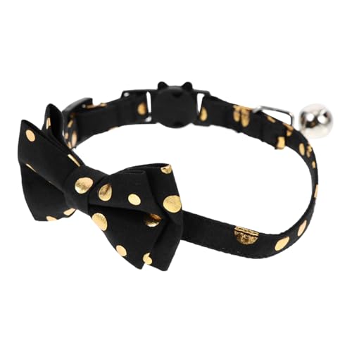 BELLIFFY Dekoratives Katzenhalsband Mit Schleife Und Glöckchen Abnehmbares Katzenhalsband Hautfreundliches Haustierhalsband- von BELLIFFY