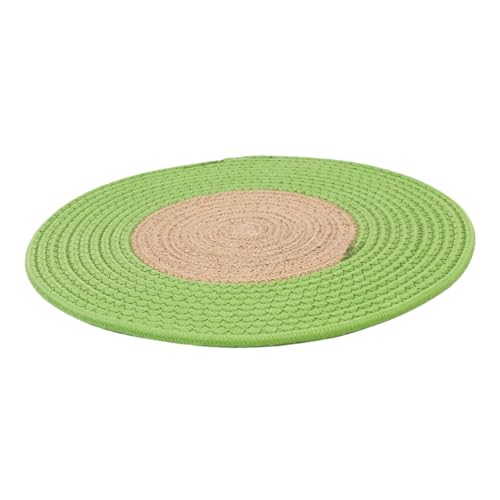 BELLIFFY Kratzbretter Für Katzen Katzenbedarf Gestrickte Katzenmatte Weiß Für Kätzchen Erwachsene Katzen von BELLIFFY