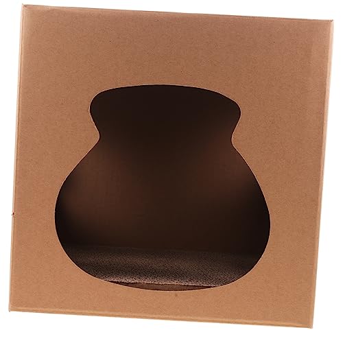 BELLIFFY Katzen-kratzbrett Aus Wellpappe für Den Innenbereich Katzenhaus Spielzeug Kratzbrett Kletterbrett Ruhe Sicheres Material BELLIFFY Katzen-kratzbrett Aus Wellpappe für Den Innenbereich Katzenhaus Spielzeug Kratzbrett Kletterbrett Ruhe Sicheres Material von BELLIFFY