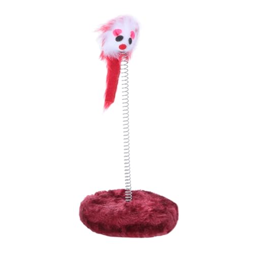 BELLIFFY Katzen Spielzeug Mit Feder Und Plüsch Interaktive Katzenangel Mit Unberechenbarem Tumbler Für Indoor-beschäftigung Zufällige Farben Stimuliert Jagdinstinkte BELLIFFY Katzen Spielzeug Mit Feder Und Plüsch Interaktive Katzenangel Mit Unberechenbarem Tumbler Für Indoor-beschäftigung Zufällige Farben Stimuliert Jagdinstinkte von BELLIFFY