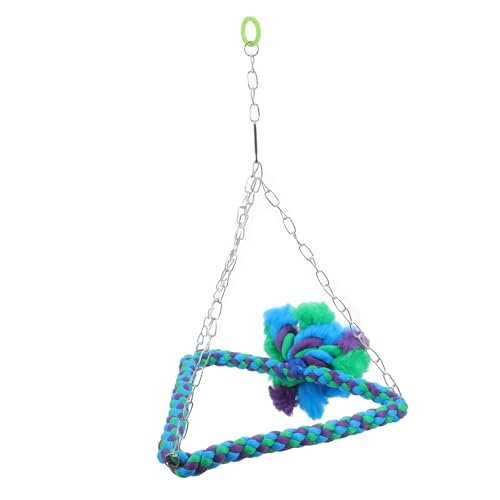 BELLIFFY Papagei Schaukel Spielzeug Seil Haustier Vogel Decor Kauen Spielzeug für Vögel Hängen Käfig Zubehör BELLIFFY Papagei Schaukel Spielzeug Seil Haustier Vogel Decor Kauen Spielzeug für Vögel Hängen Käfig Zubehör von BELLIFFY