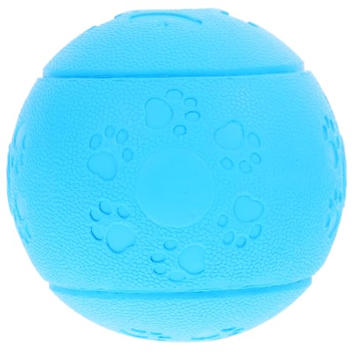 BELLIFFY Leckerli-Spender Hundespielzeug Interaktiver Haustierspielzeugball für Welpen Unzerstörbares Hundeleckerli-Spielzeug Blau BELLIFFY Leckerli-Spender Hundespielzeug Interaktiver Haustierspielzeugball für Welpen Unzerstörbares Hundeleckerli-Spielzeug Blau von BELLIFFY