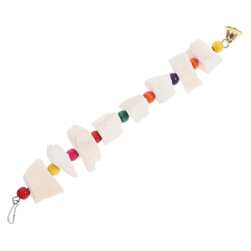 BELLIFFY Papageien-Spielzeug Für Vögel Sicheres Und Langlebiges Kauspielzeug Mit Glocken Für Sittiche Nymphensittiche Und Andere Kleine Vögel Spaß Beim Spielen Und Kauen Fördert Die von BELLIFFY