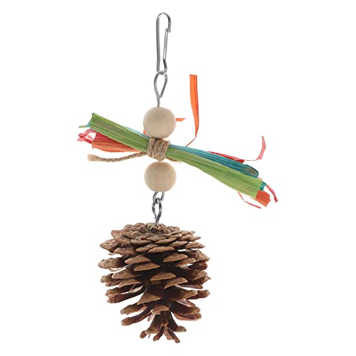 BELLIFFY Natürliches Tannenzapfen Kauspielzeug Vogelspielzeug Mit Haken Sicher Und Bissfestes Spielzeug Für Papageien Und Vögel BELLIFFY Natürliches Tannenzapfen Kauspielzeug Vogelspielzeug Mit Haken Sicher Und Bissfestes Spielzeug Für Papageien Und Vögel von BELLIFFY