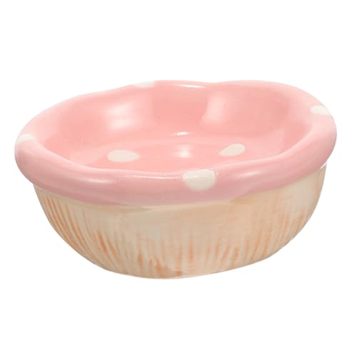 BELLIFFY Ceramic Hamster Bowl Für Haustiere Rutschfester Futterbehälter Aus Keramik Für Chinchillas Hamster Und Kleine Tiere Leicht Zu Reinigen Süßes Design Sicher Und Langlebig von BELLIFFY