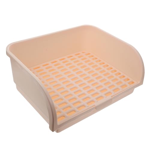BELLIFFY Katzenklo Für Kleintiere Rabbit Toilet Pet Litter Box Für Kaninchen Meerschweinchen Und Andere Kleintiere Praktische Ecke Für Saubere Und Hygienische Nutzung 米白色 BELLIFFY Katzenklo Für Kleintiere Rabbit Toilet Pet Litter Box Für Kaninchen Meerschweinchen Und Andere Kleintiere Praktische Ecke Für Saubere Und Hygienische Nutzung 米白色 von BELLIFFY