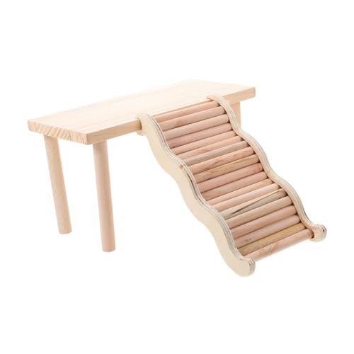 BELLIFFY Hamsterkletterplattform Holz Mit Leiter Für Zwerghamster Und Chinchillas Käfigzubehör Für Klettern Und Ausruhen Mehr Aktivität BELLIFFY Hamsterkletterplattform Holz Mit Leiter Für Zwerghamster Und Chinchillas Käfigzubehör Für Klettern Und Ausruhen Mehr Aktivität von BELLIFFY