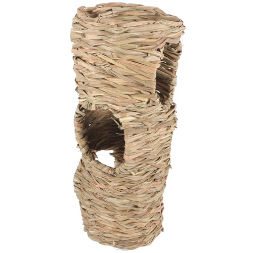 BELLIFFY Kleintier Tunnel für Hamster und Meerschweinchen Versteckspielzeug aus Natürlichem Material für Haustiere Sorgt für Spaß und Bewegung BELLIFFY Kleintier Tunnel für Hamster und Meerschweinchen Versteckspielzeug aus Natürlichem Material für Haustiere Sorgt für Spaß und Bewegung von BELLIFFY