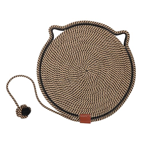 BELLIFFY Kratzbrett Für Katzen Runde Kratzmatte Robustes Indoor-zubehör Katzenunterlage Aus Baumwolle Kratzfeste Spielmatte Für Drinnen BELLIFFY Kratzbrett Für Katzen Runde Kratzmatte Robustes Indoor-zubehör Katzenunterlage Aus Baumwolle Kratzfeste Spielmatte Für Drinnen von BELLIFFY