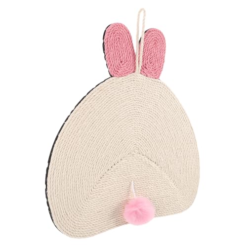 BELLIFFY Kratzmatte Für Katzen: Sisal-kratzpad Für Katzen, rutschfest, Niedlich, Zum Aufhängen, Boden- Und Wandmontage, Zum Krallenschleifen Von Kätzchen Im Innenbereich. von BELLIFFY