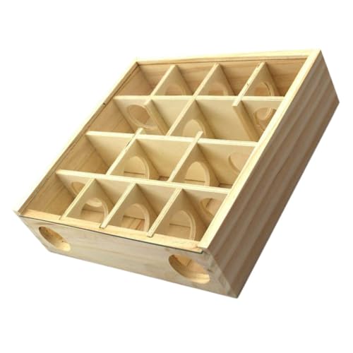 BELLIFFY Mehrgitter-Hamster-Labyrinth-Spielzeugset Holzlabyrinth für Chinchillas Spielspielzeug Puzzle gegen Langeweile für Haustierhamster BELLIFFY Mehrgitter-Hamster-Labyrinth-Spielzeugset Holzlabyrinth für Chinchillas Spielspielzeug Puzzle gegen Langeweile für Haustierhamster von BELLIFFY