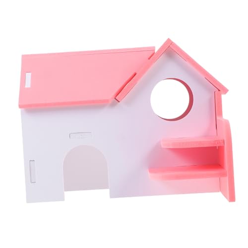 BELLIFFY Versteck Für Kleintiere Chinchilla-Villa Hamsterhaus Dekoratives Hamsterversteck Rattenhaus Robustes Komfortables Nest Aus Starkem PVC von BELLIFFY