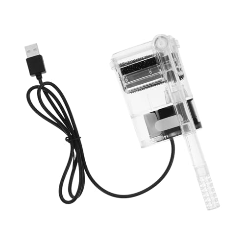BELLIFFY Mini USB Aquarium Filterbox Leiser Wasserfallfilter Für Fischbecken Transparente Praktische Und Sichere Lösung Zur Sauerstoffzirkulation Für Kleine Aquarien BELLIFFY Mini USB Aquarium Filterbox Leiser Wasserfallfilter Für Fischbecken Transparente Praktische Und Sichere Lösung Zur Sauerstoffzirkulation Für Kleine Aquarien von BELLIFFY