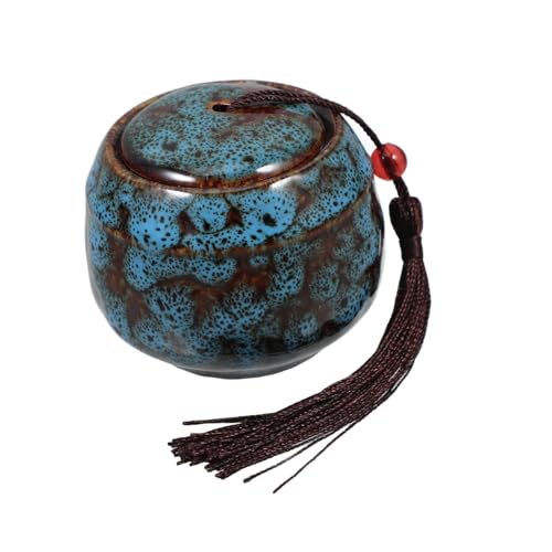 BELLIFFY Mini Keramikurne Für Haustiere Asche Andenkenurnen Zum Gedenken An Katzen Und Hunden Elegantes Design Für Zuhause Und Büro von BELLIFFY