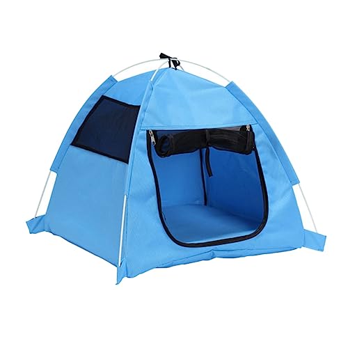 BELLIFFY Moskitozelt für Haustiere Faltbares Haustierzelt Tragbares Katzenzelt Zelte für Hundecamping Indoor-Zelt hundesofa haustierbett Haustierhütte Haustierzelt im Freien Stoff Blue BELLIFFY Moskitozelt für Haustiere Faltbares Haustierzelt Tragbares Katzenzelt Zelte für Hundecamping Indoor-Zelt hundesofa haustierbett Haustierhütte Haustierzelt im Freien Stoff Blue von BELLIFFY