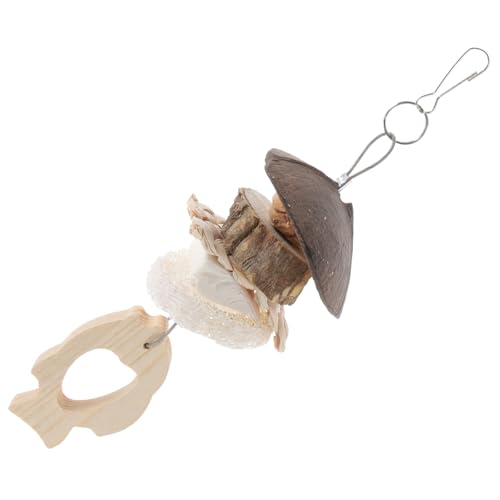 BELLIFFY Holzernes Papageien-hängespielzeug Vogelkäfig-beißspielzeug Sicher Und Leicht Für Papageien Und Andere Kleine Vögel Einfach Zu Befestigen Und Langlebig BELLIFFY Holzernes Papageien-hängespielzeug Vogelkäfig-beißspielzeug Sicher Und Leicht Für Papageien Und Andere Kleine Vögel Einfach Zu Befestigen Und Langlebig von BELLIFFY