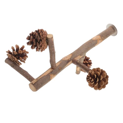 BELLIFFY Papagei Klettern Stehen Holz Vogel Barsch Tannenzapfen Sittich Spielzeug Vogel Sitzen Stange Sicher Langlebig für Ziervögel BELLIFFY Papagei Klettern Stehen Holz Vogel Barsch Tannenzapfen Sittich Spielzeug Vogel Sitzen Stange Sicher Langlebig für Ziervögel von BELLIFFY