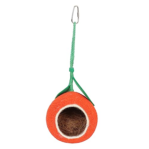 BELLIFFY Vogelhaus Aus Kokosnuss Handgefertigtes Hängendes Papageiennest Für Vögel Für Garten Und Balkon Installieren Und Sorgt Für Naturnahes Zuhause von BELLIFFY