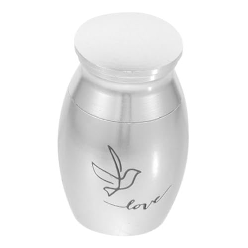 BELLIFFY Kleine Urne Für Haustier-vögel Elegante Mini-kremationsurne Für Asche Silbern Für Erinnerungen An Verstorbene Papageien Und Andere Vögel BELLIFFY Kleine Urne Für Haustier-vögel Elegante Mini-kremationsurne Für Asche Silbern Für Erinnerungen An Verstorbene Papageien Und Andere Vögel von BELLIFFY