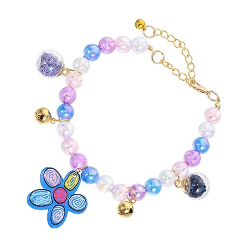 BELLIFFY Perlenhalsband Für Katzen Verstellbares Haustierhalsband Mit Cartoon-Blumenmuster Leicht Und Sicher Für Kätzchen BELLIFFY Perlenhalsband Für Katzen Verstellbares Haustierhalsband Mit Cartoon-Blumenmuster Leicht Und Sicher Für Kätzchen von BELLIFFY