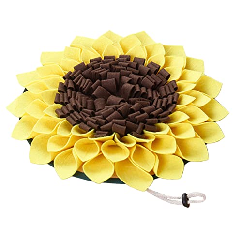 BELLIFFY Snuffle Matte Für Hunde Futtermatte Zum Langsamen Essen Für Welpen Trainingsmatte Aus Sicherem Material Mit Rutschfester Rückseite von BELLIFFY