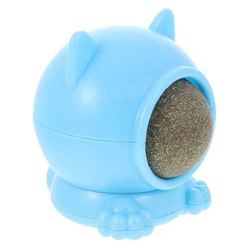 BELLIFFY Pfefferminzbällchen Lecken Beißspielzeug Für Welpen Kauspielzeug Zum Zahnen Von Kätzchen Katzenwand Essbares Katzenspielzeug Kätzchen Katzenminze Ball Spielzeug Blue Plastik BELLIFFY Pfefferminzbällchen Lecken Beißspielzeug Für Welpen Kauspielzeug Zum Zahnen Von Kätzchen Katzenwand Essbares Katzenspielzeug Kätzchen Katzenminze Ball Spielzeug Blue Plastik von BELLIFFY