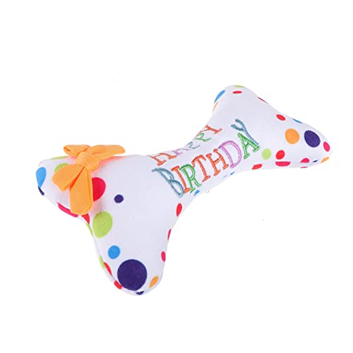 BELLIFFY Plüschknochen pummeluff Kuscheltier pet Supplies Plush Toy Quietschspielzeug zum Geburtstag eines Hundes Kauspielzeug für Welpen Hundespielzeug Hundegeburtstagsspielzeug Colorful BELLIFFY Plüschknochen pummeluff Kuscheltier pet Supplies Plush Toy Quietschspielzeug zum Geburtstag eines Hundes Kauspielzeug für Welpen Hundespielzeug Hundegeburtstagsspielzeug Colorful von BELLIFFY