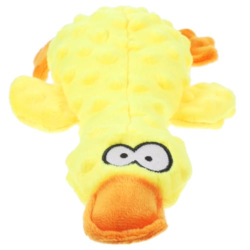 BELLIFFY Squeaky Dog Toy Interaktives Plüsch Quietschspielzeug Entenform Für Hunde Robust Und Langlebig Für Welpen Und Kleine Hunde Fördert Spiel Und Kauen BELLIFFY Squeaky Dog Toy Interaktives Plüsch Quietschspielzeug Entenform Für Hunde Robust Und Langlebig Für Welpen Und Kleine Hunde Fördert Spiel Und Kauen von BELLIFFY