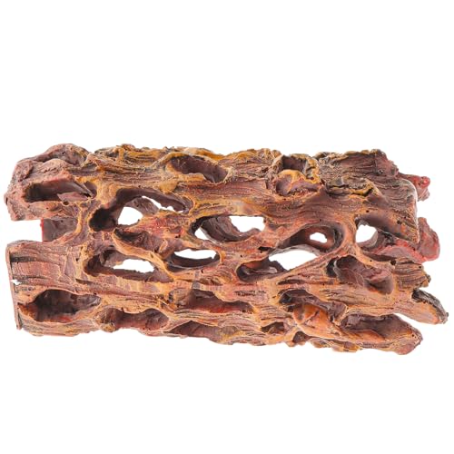 BELLIFFY Resin Aquarium Dekor Naturgetreuer Baumwurzel Hohlraum aus Hochwertigem Harz Leichter Fisch Garnelenversteck für Süß und Salzwasser Realistische Aquariengestaltung von BELLIFFY