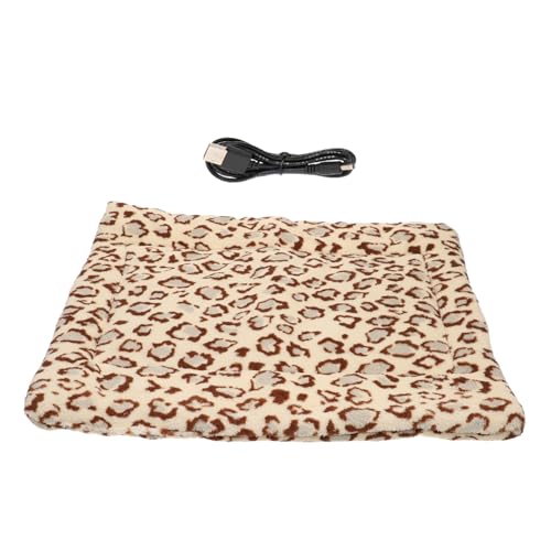 BELLIFFY 1stück Heizkissen Für Hunde Und Katzen USB Beheizbare Wärmematte Temperaturverstellbar Für Ältere Und Kranke Haustiere Stilvolles Leopardenmuster Leicht Zu Reinigen BELLIFFY 1stück Heizkissen Für Hunde Und Katzen USB Beheizbare Wärmematte Temperaturverstellbar Für Ältere Und Kranke Haustiere Stilvolles Leopardenmuster Leicht Zu Reinigen von BELLIFFY