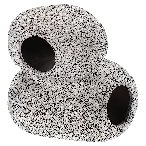 BELLIFFY Shrimp Hiding Cave Für Zierfische Dekorative Aquarium Höhle Resin Als Versteck Und Brutstätte Für Garnelen Und Kleine Fische Langlebig Und von BELLIFFY