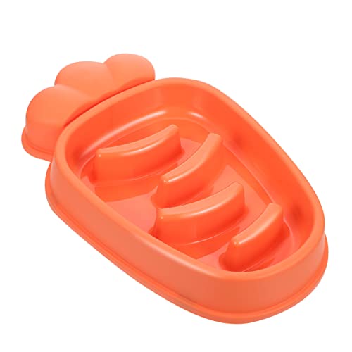 BELLIFFY Karotte Form Pet Feeder Bowl Hund Langsam Feeder Für Katzenfutter Einfach Mental von BELLIFFY