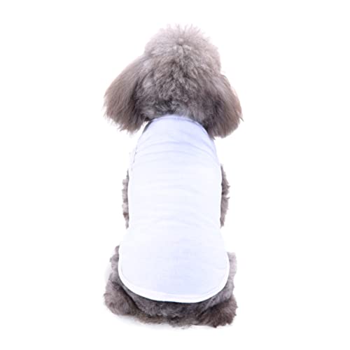 BELLIFFY Pet Dog T-Shirt Aus Polyester Reinem Farbdesign Sommerliche Hundekleidung Für Kleine Bis Mittelgroße Welpen Atmungsaktiv Und Bequem BELLIFFY Pet Dog T-Shirt Aus Polyester Reinem Farbdesign Sommerliche Hundekleidung Für Kleine Bis Mittelgroße Welpen Atmungsaktiv Und Bequem von BELLIFFY