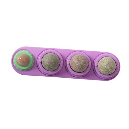 BELLIFFY Spielzeug Für Haustiere Katze Klebrige Wandkugeln Katze Katzenminze Ball Katzenminze-wandspielzeug Leckerli-Spielzeug Für Katzen Ballspielzeug Für Katzen Violett BELLIFFY Spielzeug Für Haustiere Katze Klebrige Wandkugeln Katze Katzenminze Ball Katzenminze-wandspielzeug Leckerli-Spielzeug Für Katzen Ballspielzeug Für Katzen Violett von BELLIFFY