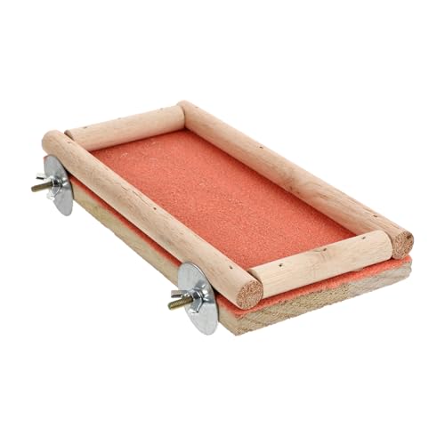 BELLIFFY Parrot Grinding Board Sprungbrett Für Vögel Und Eichhörnchen Für Spielen Und Krallenpflege Sicher Und Natürlich Für Vogelkäfige BELLIFFY Parrot Grinding Board Sprungbrett Für Vögel Und Eichhörnchen Für Spielen Und Krallenpflege Sicher Und Natürlich Für Vogelkäfige von BELLIFFY