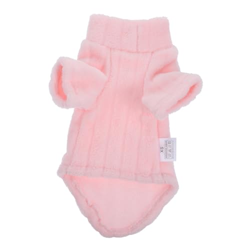 BELLIFFY Thermojacke Mit Hohem Halsausschnitt, Winter Haustierkleidung, Korallenfleece Haustierkleidung, Dekorative Hundekleidung, Winter Welpenmantel, Welpen Winterjacke, Hautfreundliche von BELLIFFY