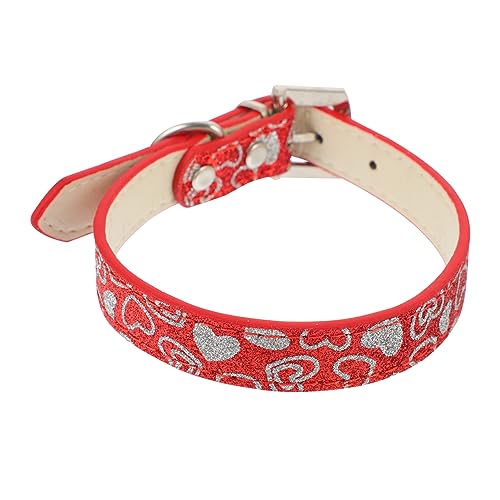 BELLIFFY Glitzer-Herz-hundehalsband Verstellbar Für Haustiere Zugseil Hundezubehör Haustier-zuggurt Welpen-zubehör BELLIFFY Glitzer-Herz-hundehalsband Verstellbar Für Haustiere Zugseil Hundezubehör Haustier-zuggurt Welpen-zubehör von BELLIFFY