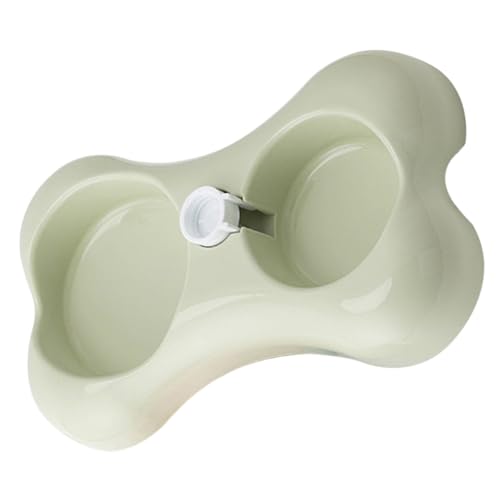 BELLIFFY Katzen Wasserspender Mit Knochenform Futterspender Aus Kunststoff Doppelnapfförmiges Design Für Hunde Und Katzen Einfach Zu Reinigen Verwenden BELLIFFY Katzen Wasserspender Mit Knochenform Futterspender Aus Kunststoff Doppelnapfförmiges Design Für Hunde Und Katzen Einfach Zu Reinigen Verwenden von BELLIFFY