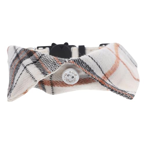 BELLIFFY Verstellbares Katzenhalsband Kätzchen Mit Glocke Katzenhalsbänder Für Männliche Katze Und Kätzchenhalsbänder Für Mädchen Verstellbares Für Katze Für Tuch von BELLIFFY