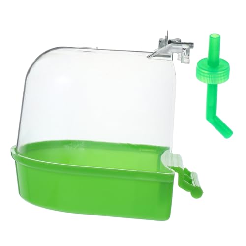 BELLIFFY Vogelbadewanne für Käfig mit Aufhängung aus Langlebigem Kunststoff Auslaufsicheres Design Einfach zu Montieren für Wellensittiche Papageien und Kleine Vögel Praktische Badebox für BELLIFFY Vogelbadewanne für Käfig mit Aufhängung aus Langlebigem Kunststoff Auslaufsicheres Design Einfach zu Montieren für Wellensittiche Papageien und Kleine Vögel Praktische Badebox für von BELLIFFY