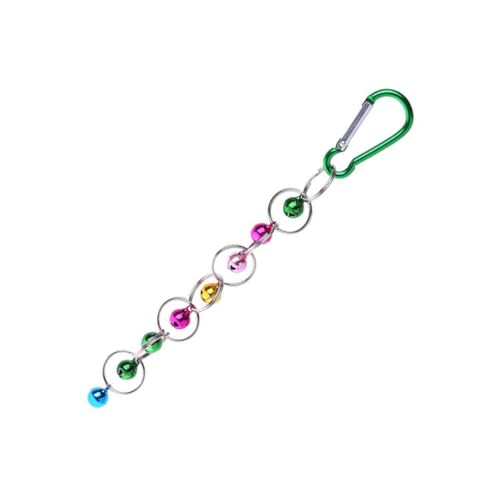 BELLIFFY Schaukelspielzeug für Vögel und Papageien zum Aufhängen Vogelspielzeug Bunte Glocken Spielzeug Gartenschaukel zufällige Farbe BELLIFFY Schaukelspielzeug für Vögel und Papageien zum Aufhängen Vogelspielzeug Bunte Glocken Spielzeug Gartenschaukel zufällige Farbe von BELLIFFY