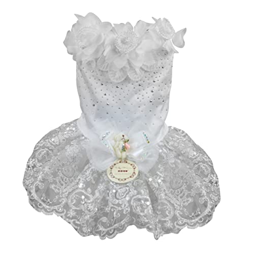 BELLIFFY Welpenrock Hundekleid Hundekostüme Welpenkleid Halloween-Kostüme für Katzen Hunde-Outfits hundebekleidung Dog Clothes Hunde Accessories Dog Accessories Haustierkleidung Weiß BELLIFFY Welpenrock Hundekleid Hundekostüme Welpenkleid Halloween-Kostüme für Katzen Hunde-Outfits hundebekleidung Dog Clothes Hunde Accessories Dog Accessories Haustierkleidung Weiß von BELLIFFY