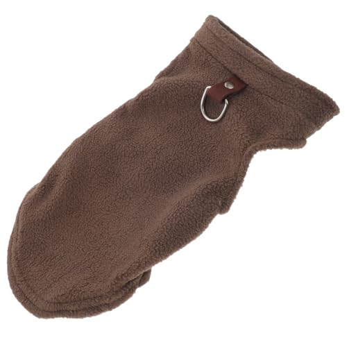 BELLIFFY Winter Hundeweste für Kleine und Mittelgroße Atmungsaktive Fleecejacke mit D Ring Leinenbefestigung für Outdoor Aktivitäten und Bequeme Hundekleidung für Kalte von BELLIFFY