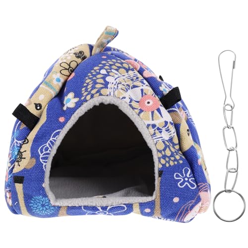 BELLIFFY Warmes Hamsternest Schlafhaus Für Kleine Haustiere Bequemes Bett Für Hamster Und Ratten Weiches Nest Aus Sicherem Material Für Winter Und Ganzjährig von BELLIFFY