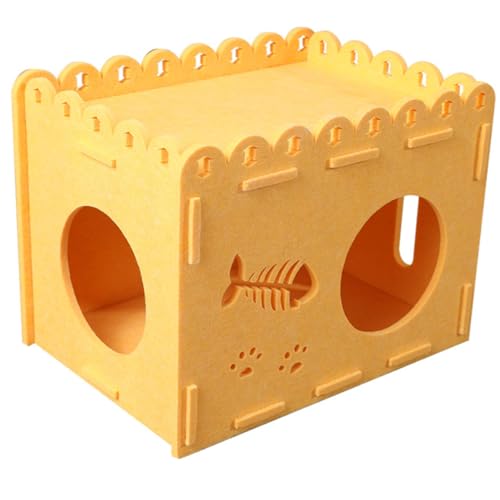 BELLIFFY Detachable Katzenhaus Mit Strapazierfähigem Kratzbrett Atmungsaktives Langlebiges Haustier-spielhaus Für Katzen Und Kleine Haustiere BELLIFFY Detachable Katzenhaus Mit Strapazierfähigem Kratzbrett Atmungsaktives Langlebiges Haustier-spielhaus Für Katzen Und Kleine Haustiere von BELLIFFY