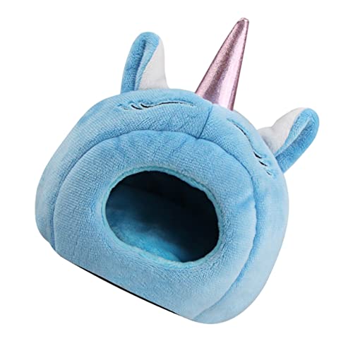 BELLIFFY Hamster-plüschhaus Als Bett Und Höhle Für Kleine Haustiere Wie Hamster Ratten Igel Warm Und Bequem Waschbar Mit Abnehmbarem Kissen in Einhorn-Form BELLIFFY Hamster-plüschhaus Als Bett Und Höhle Für Kleine Haustiere Wie Hamster Ratten Igel Warm Und Bequem Waschbar Mit Abnehmbarem Kissen in Einhorn-Form von BELLIFFY